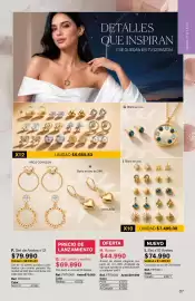 Catálogo Leonisa Página 7: F X12 ARCO CORAZÓN UNIDAD $6.665,83 H Baño en oro de 24K. CORAZÓN DETALLES QUE INSPIRAN Y SE