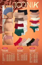 Catálogo Leonisa Página 26: B. panty brasilera €29.990,00, C. panty cachetero €29.990,00