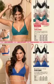 Catálogo Leonisa Página 64: Arco - bralette liso + encaje €59.990,00, Mandarina - a. brasier €69.990,00