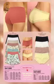 Catálogo Leonisa Página 67: C. panty hipster €37.990,00, 8. panty bóxer corto €41.990,00