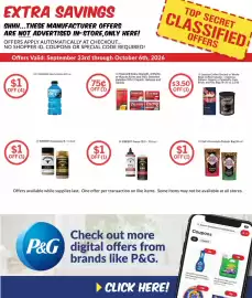 Woodman's weekly ad week 40 Page 7: EXTRA SAVINGS SHHH...THESE MANUFACTURER OFFERS ARE NOT ADVERTISED IN-STORE, ONLY HERE!