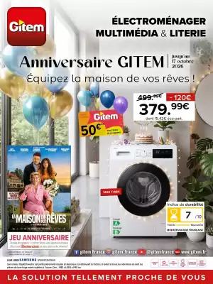 Gitem (valable jusqu'au 17-10)
