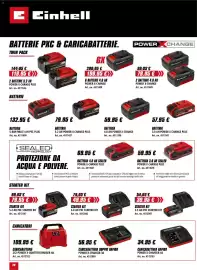 Volantino Einhell Pagina 20: Einhell batterie 4.0 Ah €79,95, Caricabatteria rapido Einhell €34,95
