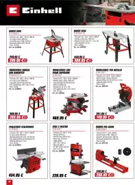 Volantino Einhell Pagina 26: Sega a nastro Einhell €229,95, Troncatrice radiale con banchetto Kinbalt €269,95