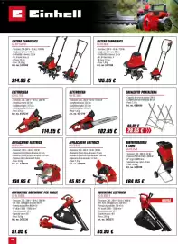 Volantino Einhell Pagina 30: Affilacatene elettrico Einhell €134,95, Elettrosegas GH-EC 1835 €114,95