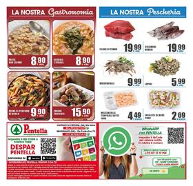 Volantino Eurospar settimana 40 Pagina 28: Penne al profumo di bosco €9,90, Pasta con legumi €8,90