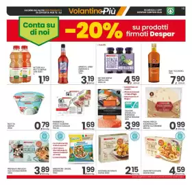 Volantino Eurospar settimana 40 Pagina 12: SALMONE AFFUMICATO NORVEGESE DESPAR PREMIUM 100G €3,99, RICOTTA DESPAR €0,79