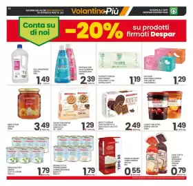 Volantino Eurospar settimana 40 Pagina 13: SALVASLIP ANATOMICO DESPAR €1,29, GEL CANDEGGINA DESPAR €1,49