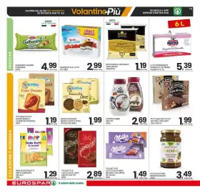 Volantino Eurospar settimana 40 Pagina 14: KINDER FETTE AL LATTE €2,99, TOPPING FABBRI €2,69