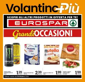 Volantino Eurospar settimana 40 Pagina 16: Nutella B-Ready x6 €1,99, PIADINA LORIANA ARROTOLABILE €1,59