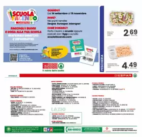 Volantino Despar settimana 40 Pagina 24: Lepore Mazzancolle Tropicali Cotte €4,49, Insalata di mare €2,69