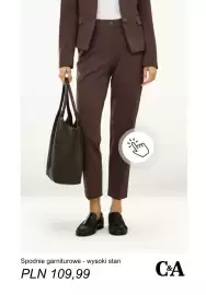 C&A gazetka tydzień 40 Strona 7: Spodnie garniturowe wysoki stan C & A €109,99