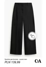 C&A gazetka tydzień 40 Strona 9: Spodnie garniturowe wysoki stan C & A €139,99