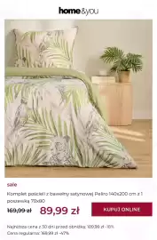 Home&You gazetka tydzień 40 Strona 9: Komplet pościeli z bawełny satynowej Peliro €89,99