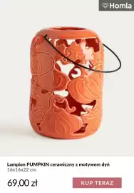 Homla gazetka tydzień 40 Strona 7: Lampion PUMPKIN ceramiczny z motywem dyń €69,00