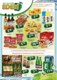 Eden gazetka Strona 1: Napój izotonic Oshee €19,00, Piwo Lech Premium, Lech Free €17,49