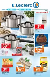 E.Leclerc gazetka Strona 1: Torcik Wedłowski Lotte Wedel €12,99, Wkład zalewany do zniczy €2,99