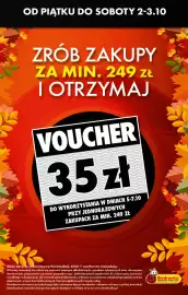 Biedronka gazetka Strona 3: OD PIĄTKU DO SOBOTY 2-3.10 ZRÓB ZAKUPY ZA MIN. 249 zł I OTRZYMAJ VOUCHER 35 zł DO WYKORZYSTANIA