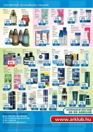 ÁRKLUB akciós újság Oldal 32: Jeans after shave €649,00, Gillette blue ii plus eldobható borotva €1.835,00