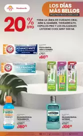 Catálogo Woolworth Página 18: Listerine - enjuague bucal €106,32, Arm & hammer - pasta dental €60,72