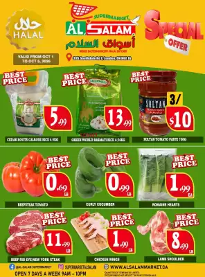 Al-Salam (valid until 5-10)