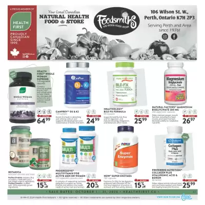 Foodsmiths flyer (valid until 31-10)