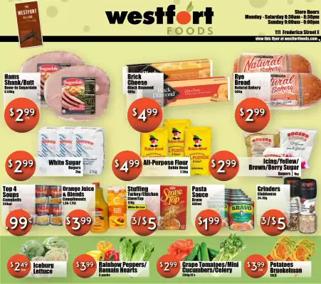 Westfort Foods flyer (valid until 8-10)