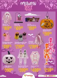 Folleto Soriana Híper Página 15: Letrero decorativo calabaza €199,00, Esqueleto colgante €299,00