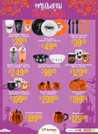 Folleto Soriana Híper Página 16: Plato plástico halloween clásico €49,00