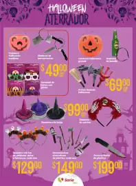 Folleto Soriana Híper Página 5: Arma brillante de plástico €199,00, Armas básicas halloween €69,00