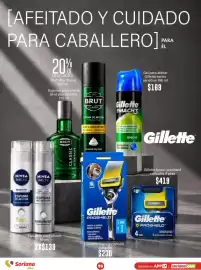 Folleto Soriana Híper Página 25: Nivea - espuma de afeitar €139,00, Gillette - fusion proshield máquina €230,00