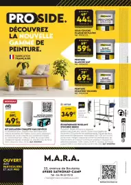 Catalogue Tout faire matériaux page 12: Duveco kit isolation chauffe-eau €49,90, Proside peinture chantier velours €69,90