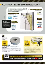 Catalogue Tout faire matériaux page 2: Isolpro bande à joint plaques de plâtre 150 ml nf en 13963 €5,99