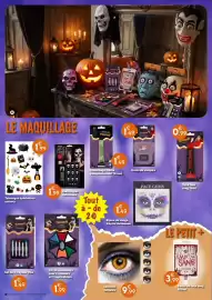 Catalogue Maxi Bazar page 6: Cda dents de vampire €1,49, Cda tube faux sang 28ml €0,99