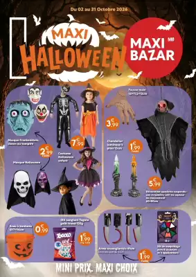 Maxi Bazar (valable jusqu'au 31-10)