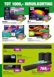 EP folder Pagina 2: Samsung Micro RGB 4K TV MRE65R86H €1.699,00, Sony 4k rgb-led tv k55xr79m2pb €1.899,00