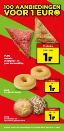 PLUS folder week 41 Pagina 11: Plus Roomboter en speculaas gevulde koek €1,00, Plus Gesuikerde donuts €1,00