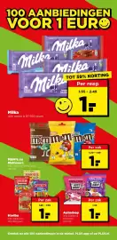 PLUS folder week 41 Pagina 13: Milka €1,00, M&M's en Maltesers €1,00