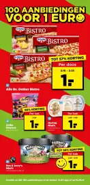 PLUS folder week 41 Pagina 19: Ben & Jerry's Mini's €1,00, Aviko Churros €1,00