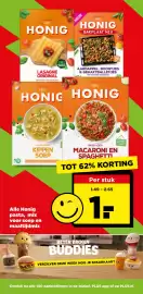 PLUS folder week 41 Pagina 2: Alle Honig pasta, mix voor soep en maaltijdmix €1,00