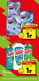 PLUS folder week 41 Pagina 20: Glorix Toiletblok €1,00, Ajax Allesreiniger €1,00