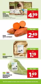 PLUS folder week 41 Pagina 25: Biologisch PLUS Gember €1,19, PLUS Gesneden verspakket €4,99