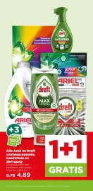 PLUS folder week 41 Pagina 38: Alle Ariel en Dreft vaatwas capsules, handafwas en 3in1 spray €4,89