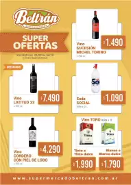 Catálogo Beltrán Supermercados Página 9: Cordero con piel de lobo vino €4.290,00, Michel torino vino sucesión €1.490,00