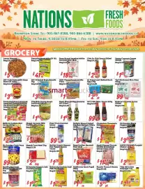 Nations Fresh Foods flyer week 40 Page 1