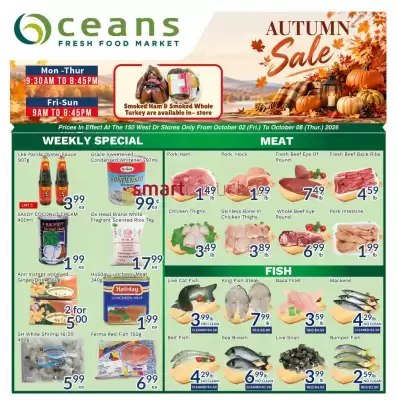 Oceans Fresh Food Market flyer