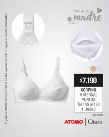 Catálogo Atomo Conviene Página 2: Atomo corpiño maternal puntos €7.190,00