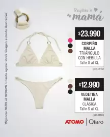 Catálogo Atomo Conviene Página 6: Atomo qiaro corpiño malla triángulo con hebilla €23.990,00