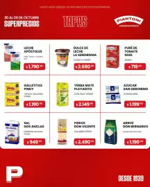 Catálogo Piantoni Supermayorista semana 40 Página 2: Playadito yerba mate €2.149,00, Apóstoles leche €1.790,00