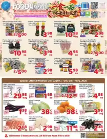 Foody Mart flyer week 40 Page 1
